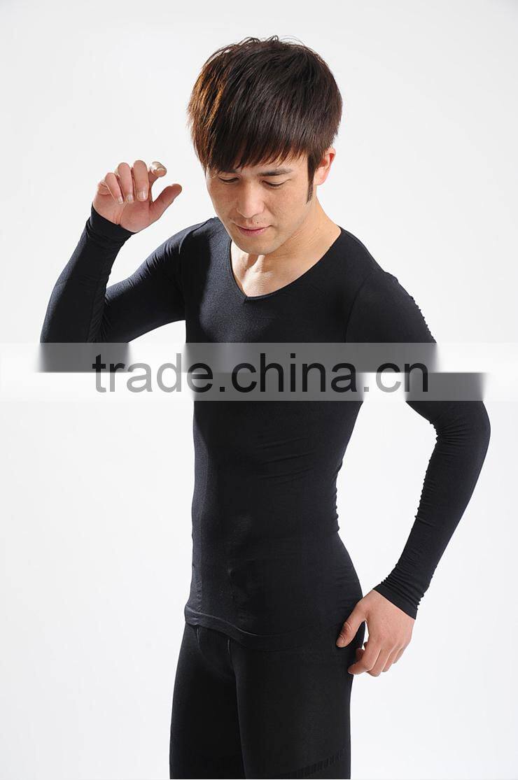 Polyester Body Slimmer Burn Fat Mens Thermal Long Johns