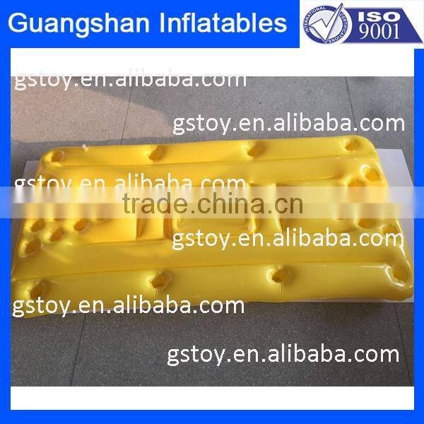 Custom Inflatable beer pong float with built in cooler