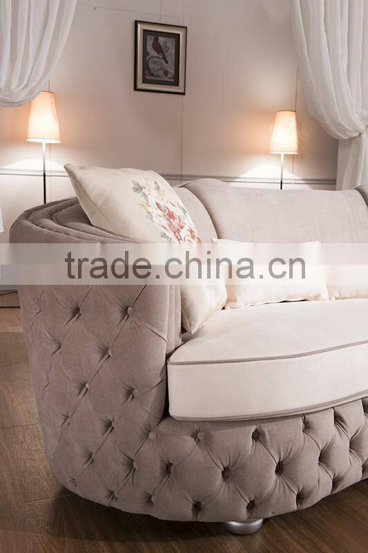 2016 European Antique New Classic Italian Fabric Sofa Set 1+2+3 AL033