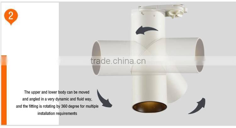 Dimmable led Track light built in actec dimmable driver