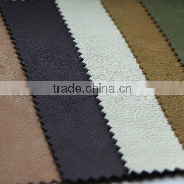 Top Quality PU synthetic leather/PU leather fabric
