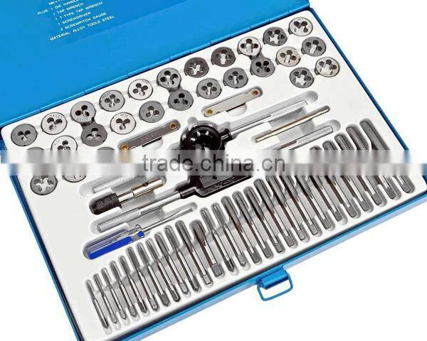 60pc ALLOY STEEL tap impac rock drill kit