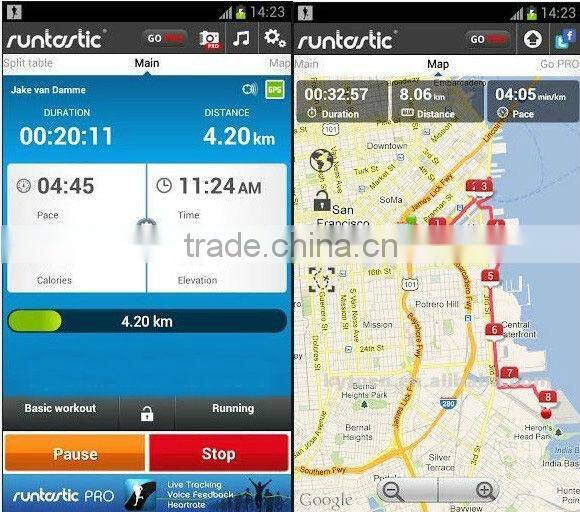 KYTO ear clip heart sensor heart rate monitor connect with IOS or Android mobile