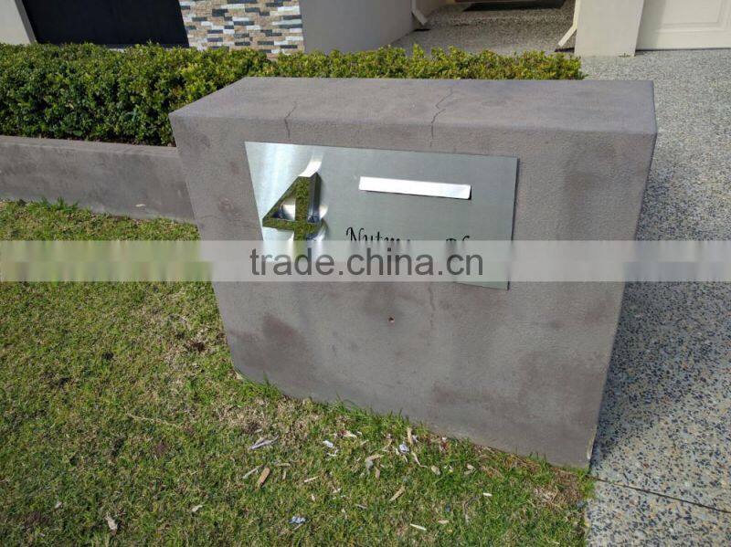 Top quality laser custting anti-rust polished 3d stainless steel sign letter