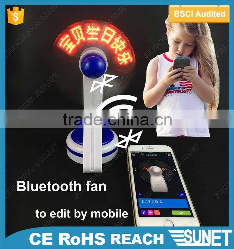 China wholesale summer ABS electronic bluetooth table fan