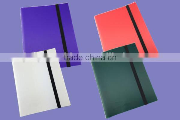 OEM customized Card album binder with 9 pocket PP porfolios Dongguan factory