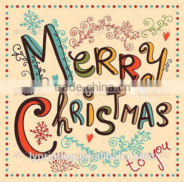 Lovely Christmas card greeting card new year card printing