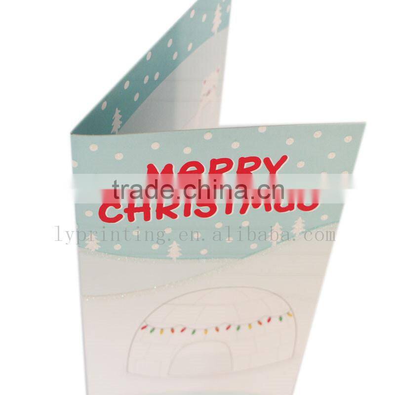 Cheap Christmas card flash christmas card printing