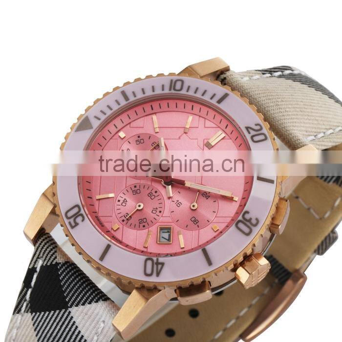 Modern Custom Fit Direct Factory Price Stainless Steel Back Geneva Quartz Watches