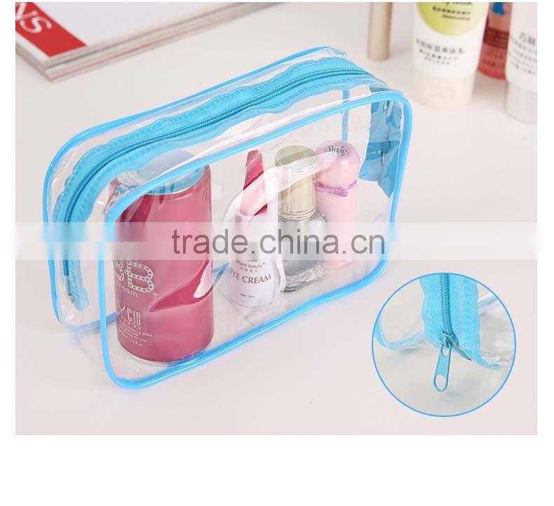 convenient slight plastic bags with smooth zipper for everything like the sationery, bathroom products, gift packaging, cosmetic