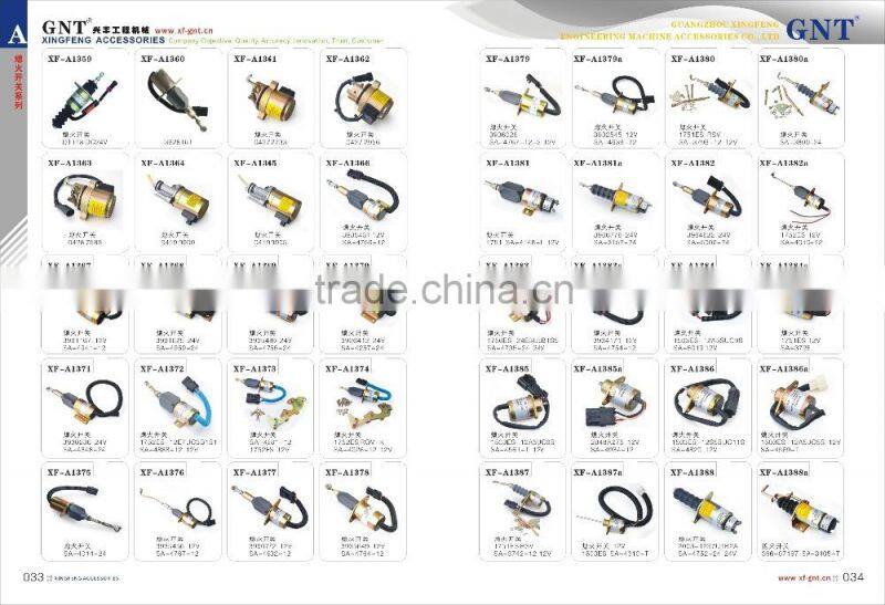 excavator parts PC350-7 3930234 Flameout switch