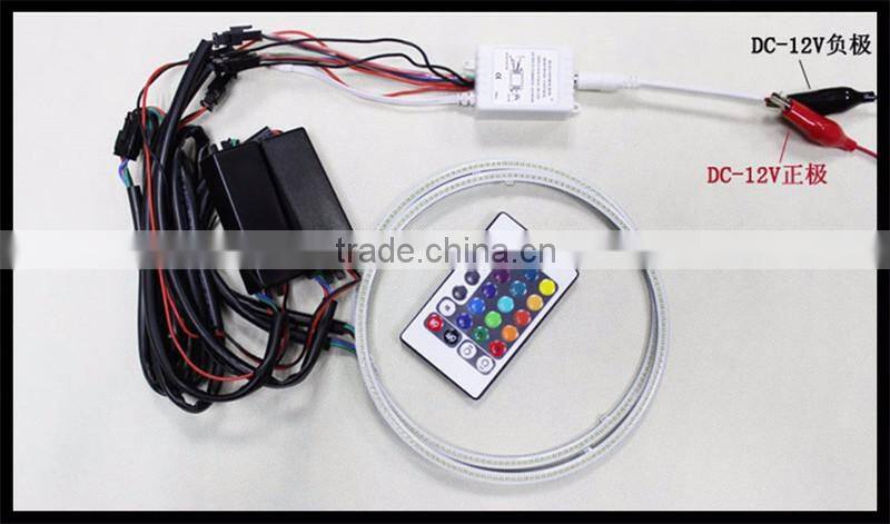 Wholesale factory price led angel eyes halo ring 145mm full circle 81SMD 2835 led light for car headlight