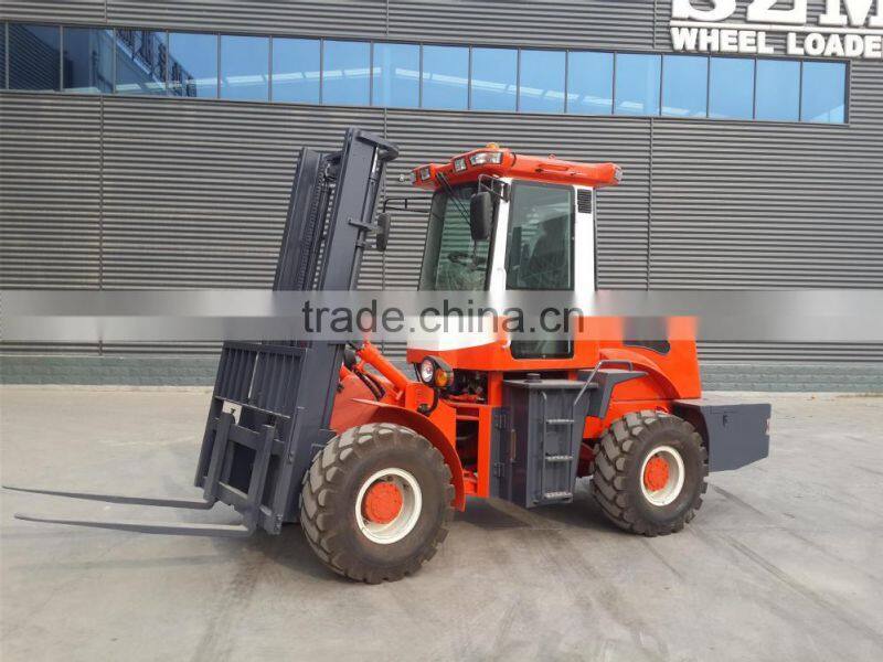 3.5Ton Terrain Forklift for Rough condition