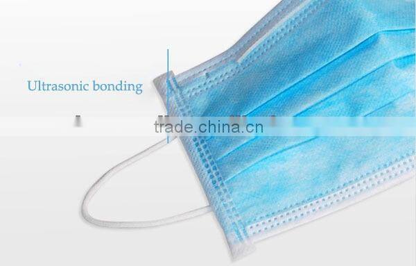 Individually Packing Disposable Non-Woven Earloop Face Mask
