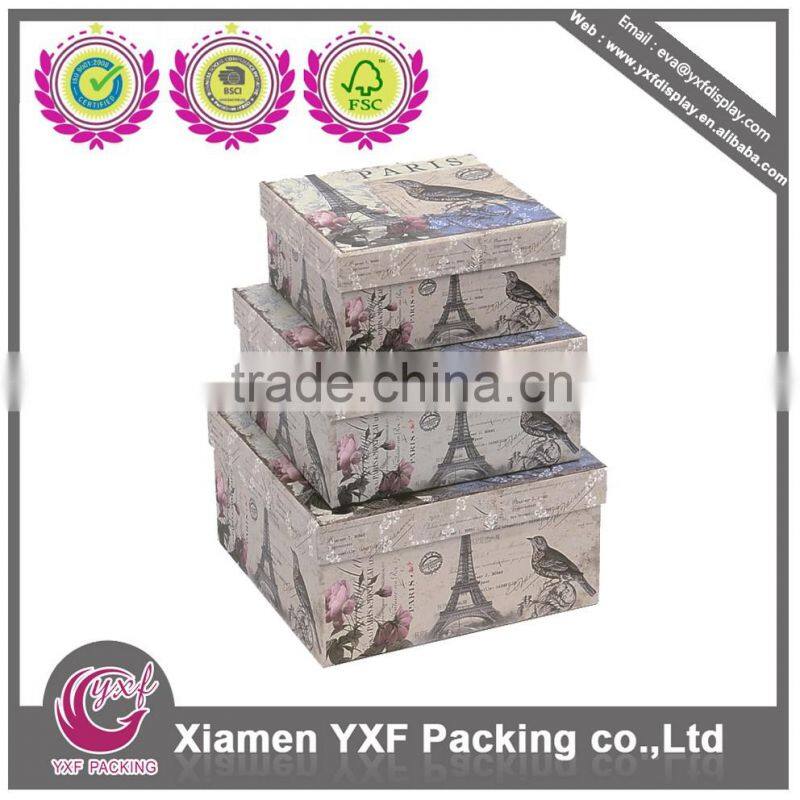 Iron tower image printing paper box