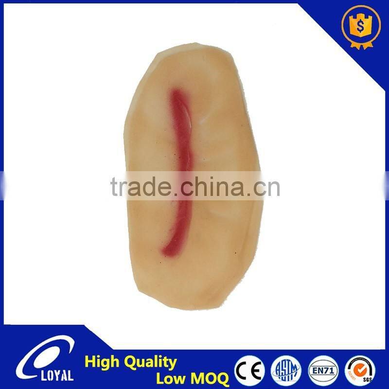 Made of Professiona Environmental Friendly Halloween Latex Rubber Blood Horror Scar Gory Wounds Wholesaler