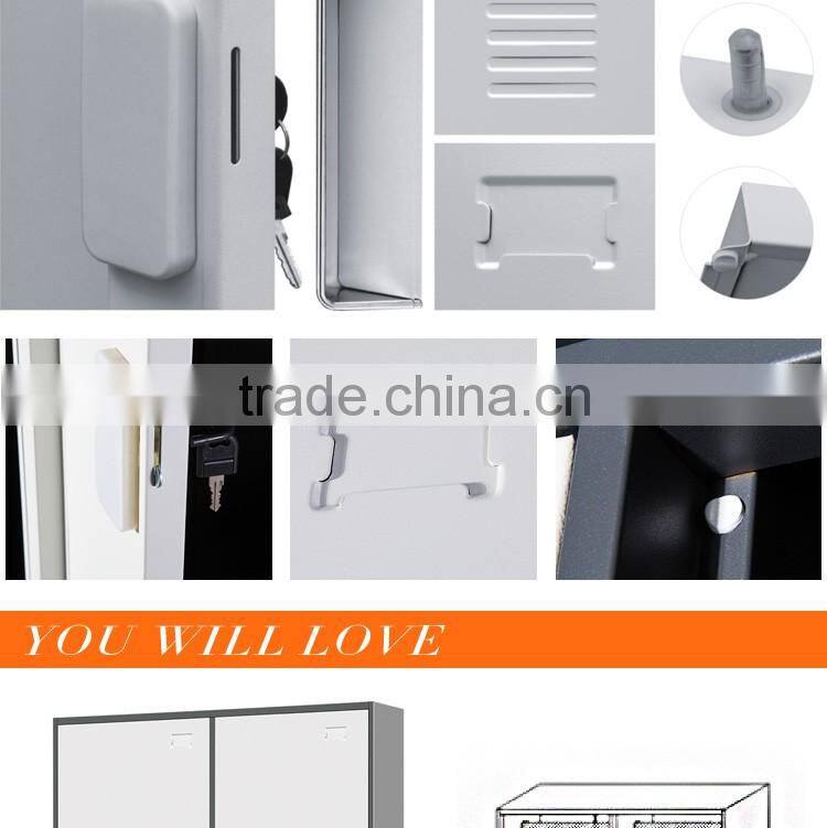 Luoyang manufacturer bathroom 6 doors steel ocker