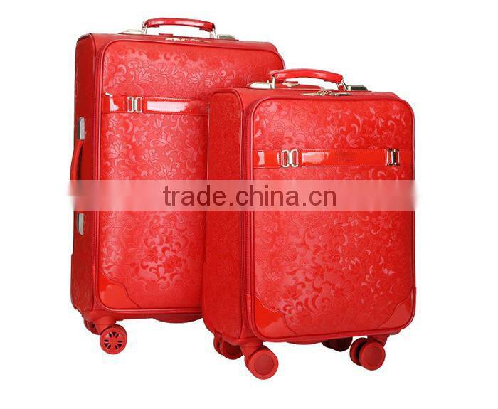 New Year 2016 fashion designer travel luggage bag set