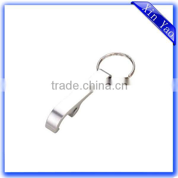 Custom logo printing aluminum silver nickel bottle opener