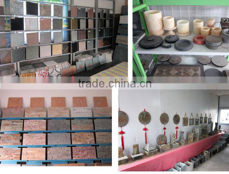 Natural black 2 tier slate cake stand