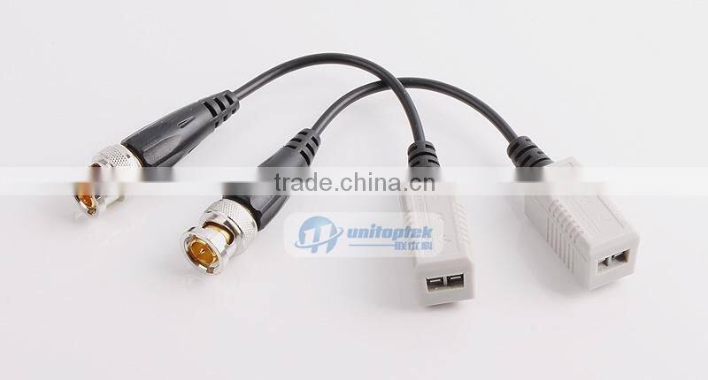 BNC TVI Video Balun Passive Transceivers UTP Balun BNC Cat5 Support HDCVI/AHD/TVI Camera
