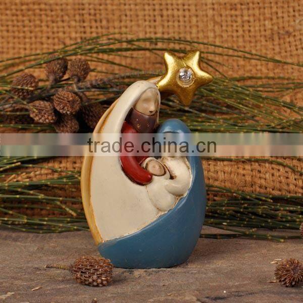 Hot sales nativity set resin religious crafts nativity set