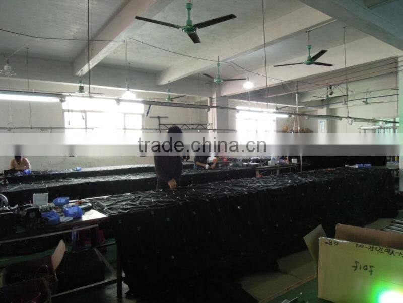 5mm high brightness leds starcloth curtain lightwith black fireproof cloth