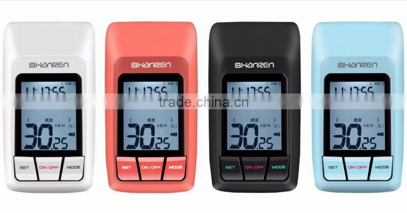 Rainproof USB rechargeable bicycle light set with LCD Backlight combines Bike Odometer