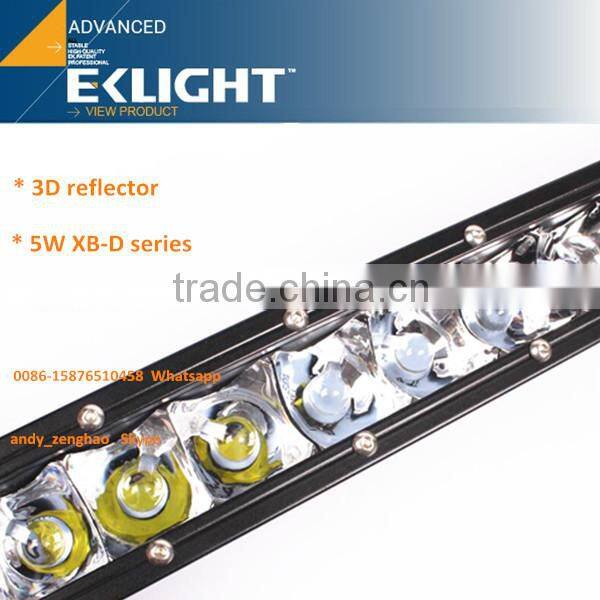 EK LIGHT - 9-60VDC High Brightness 3D reflector LED Light Bar 60W 90W 120W 150W 180W 4d led light bar