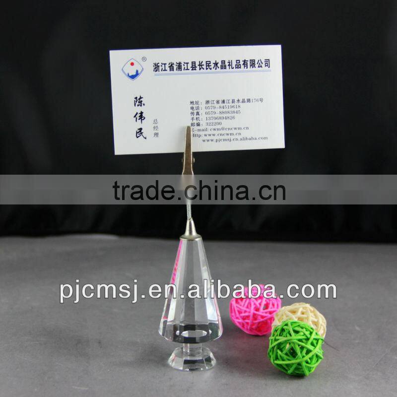 crystal name card holder glass business cardholder paperweight