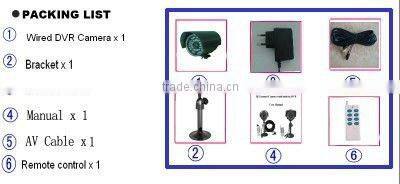All in one wired DVR camera