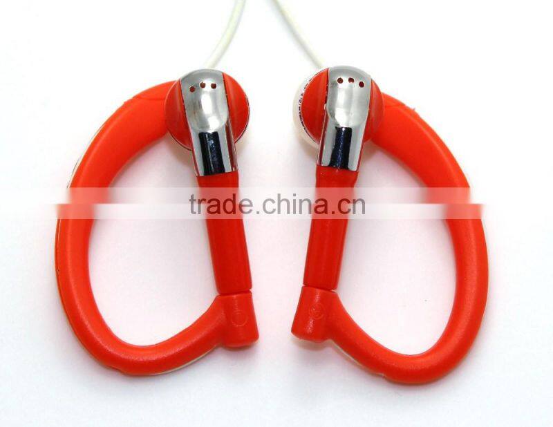 Colorful Ear hook earphone Wired earphone Disney earphone factory