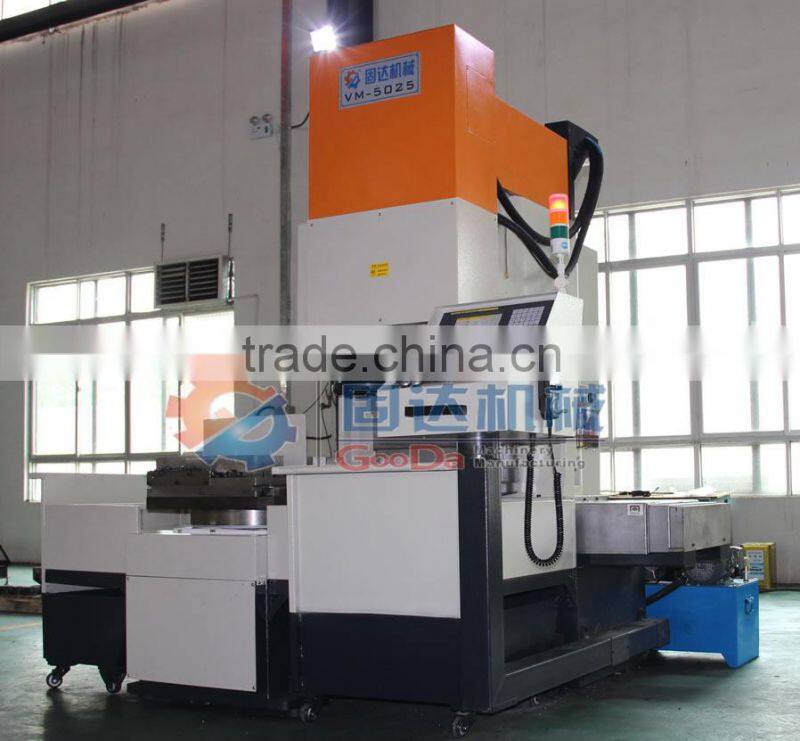 Double index CNC surface milling machine