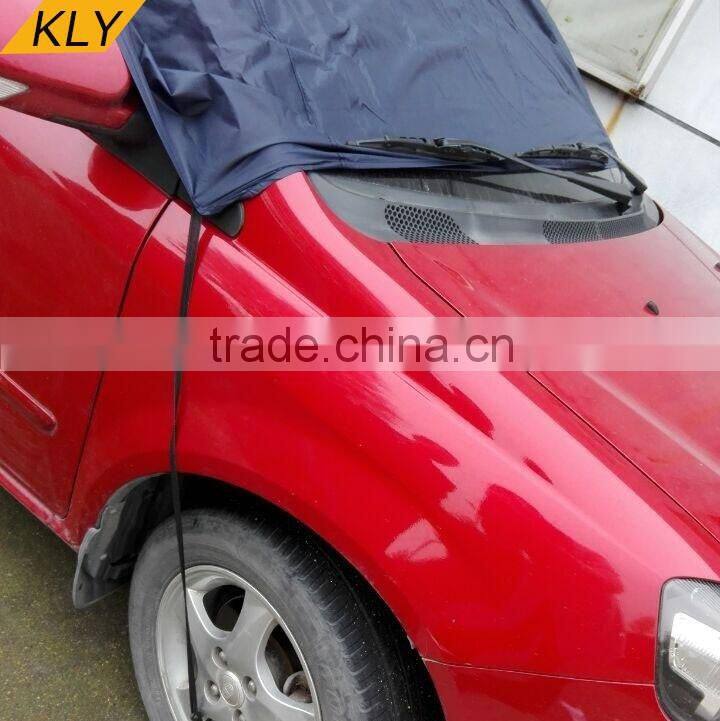 silvery car cover/polyester half car cover