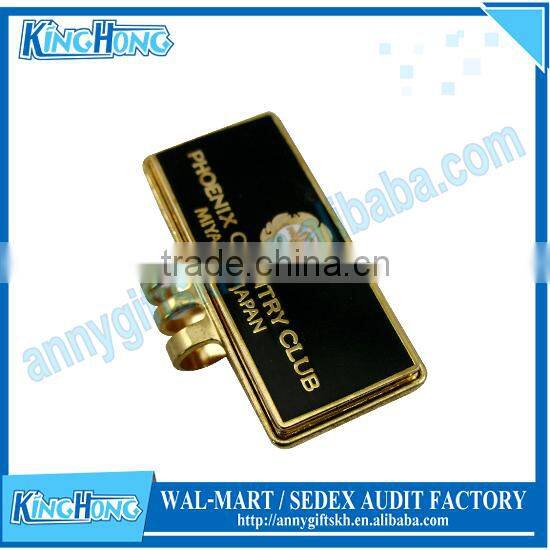 Wholesales custom golf black mini magnetic golf ball marker hat clip