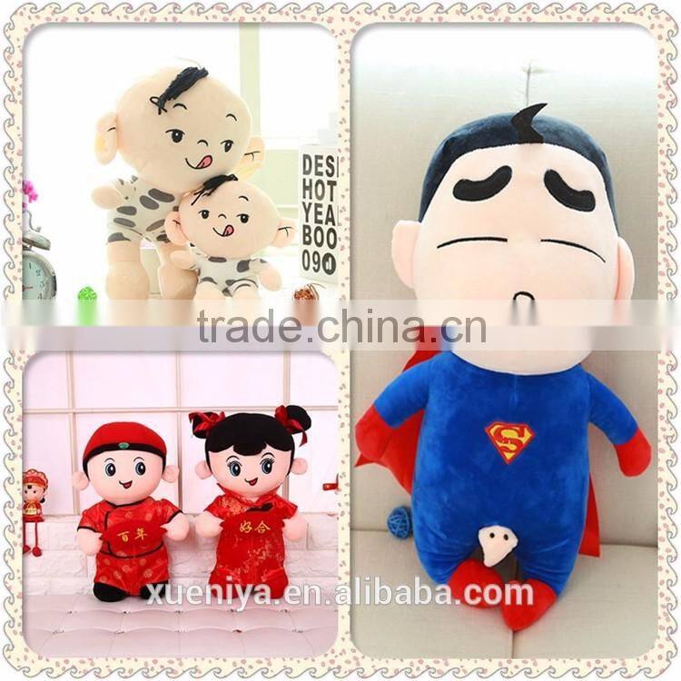 Cute Plush Doll Custom Child Backpacks School Bags Plush Cartoon Bag