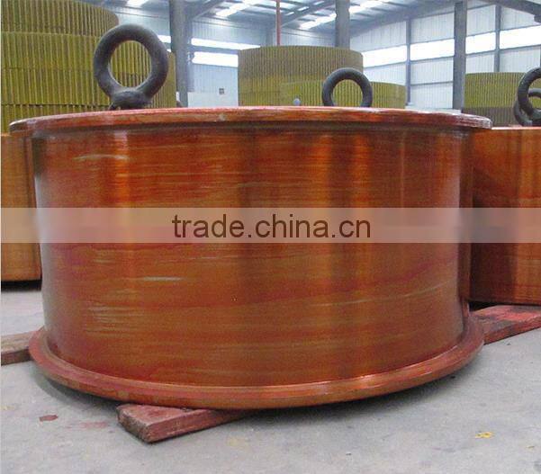 OEM steel forged supporting roller cement machinery parts