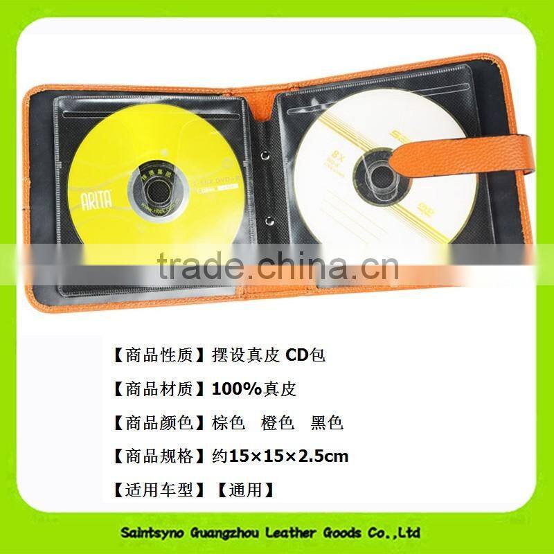 1505 Wholesale new product leather cd case wallet