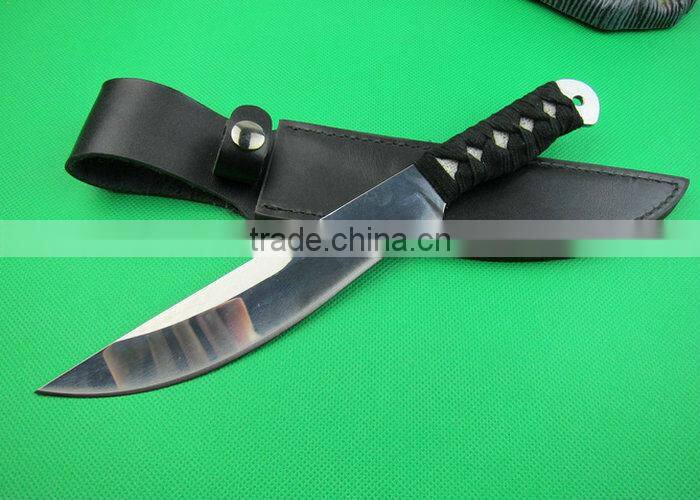 Mirror Surface With Black Belt Handle Small Knife Pocket Knife Outdoor Tools UDTEK01313