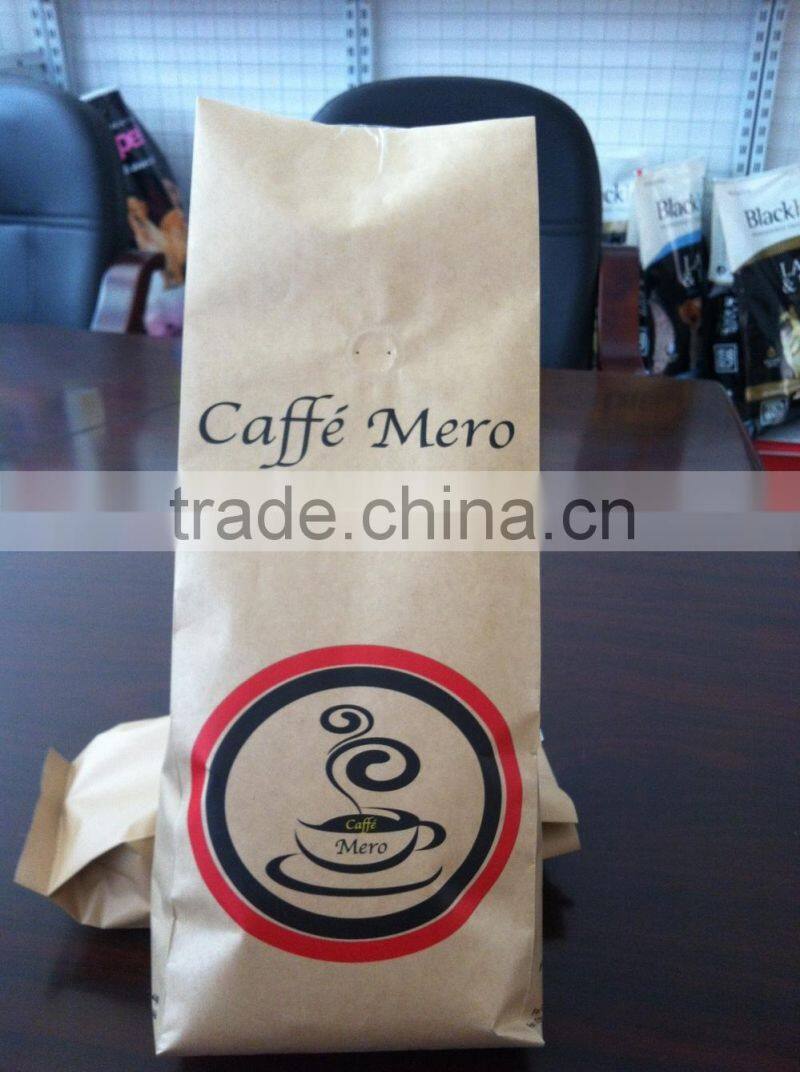 Custom printed matte suiface handling stand up aluminum foil tea bag with zipper