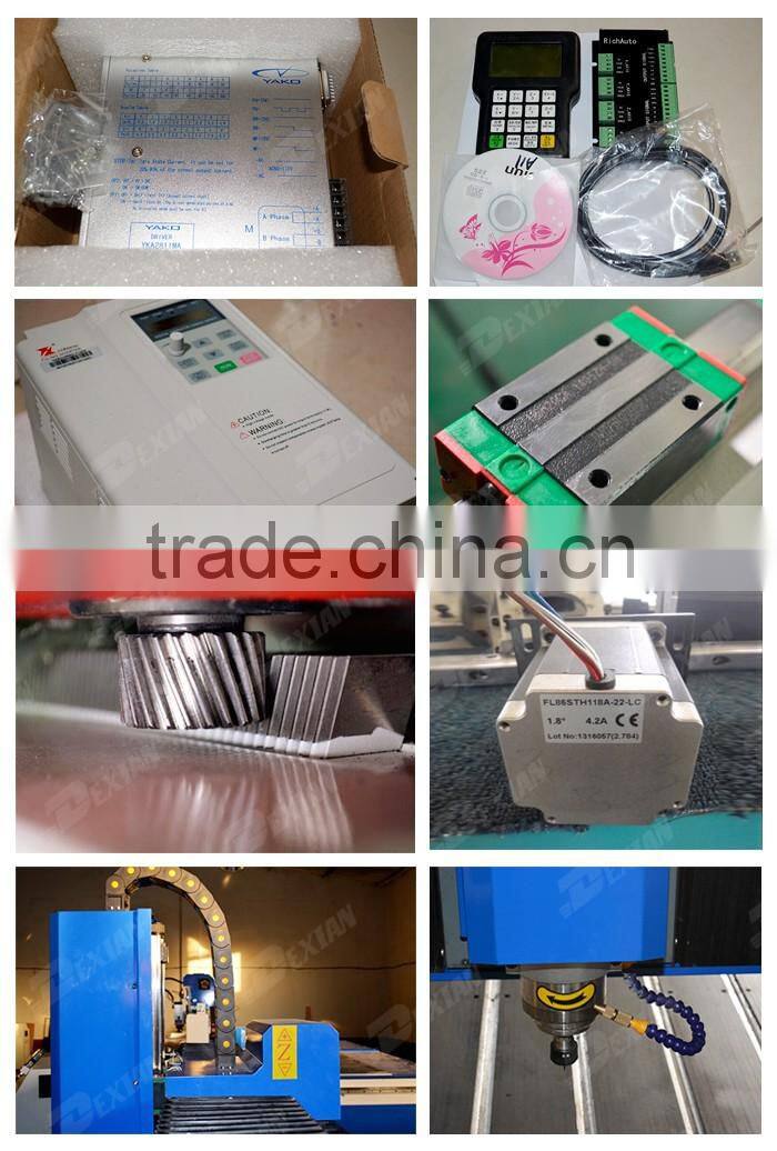 DX-9015 mini cnc router 4 axis for wood metal cutting engraving drilling milling