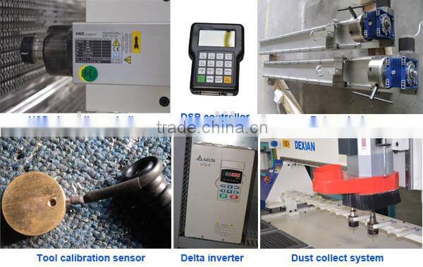 2014 new type DX 1212 cnc router machine for aluminum