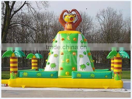 monkey palm tree animal zoo Inflatable climbing wall inflatable game