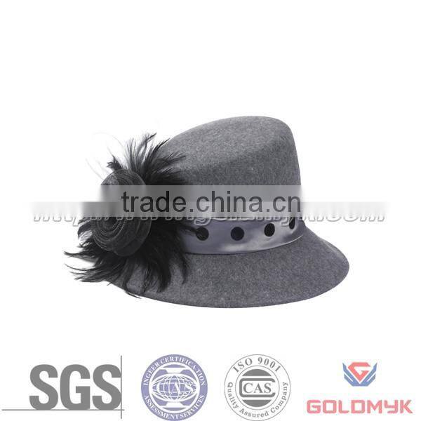 Fur felt woman's cap