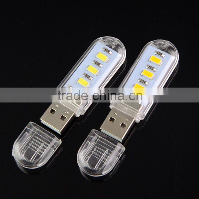 hot sales SMD5730 3 led USB LED lamp