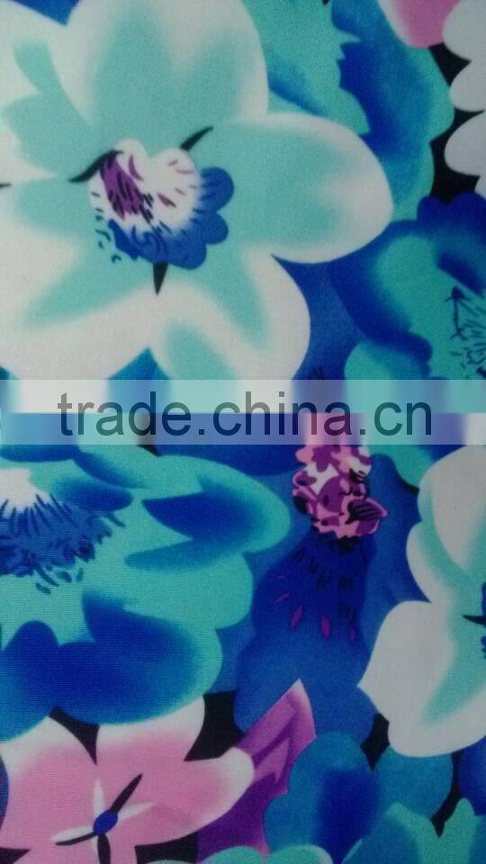 spandex and nylon printed fabric