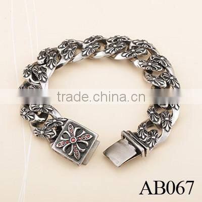 Cheap Wholesale Make Your Own Fashion Men's Stainless Steel Bracelet For Couples