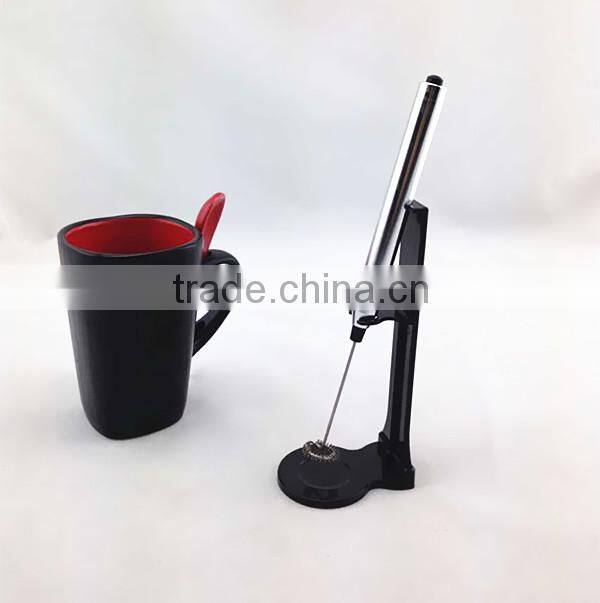 Aluminium Alloy Milk Frother With Stand