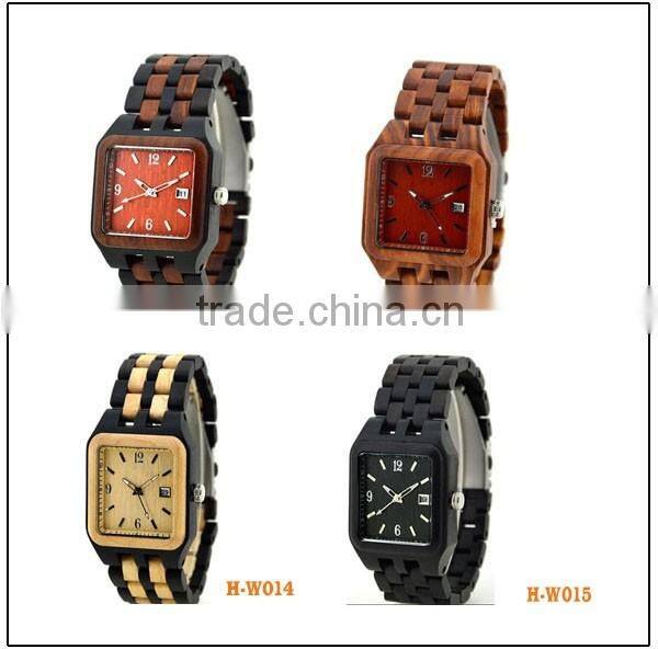 2016 new style eco-friendly quartz watch leather watch strap