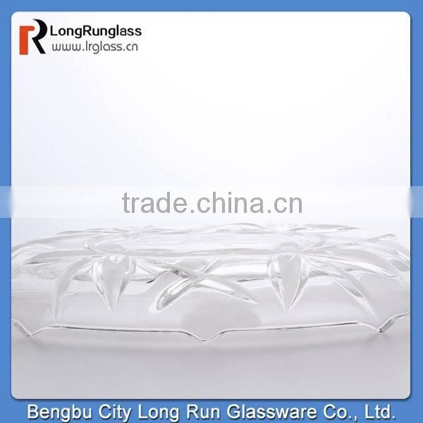longrun hot new products for 2015 1440g customed-made transparent ellipse fruit plate bulk fom china